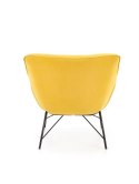 Halmar BELTON fotel wypoczynkowy żółty materiał: tkanina velvet / stal malowana Halmar BELTON fotel wypoczynkowy żółty materiał: tkanina velvet / stal malowana