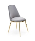 Halmar K460 krzesło do jadalni popiel, materiał: tkanina - velvet / stal Halmar K460 krzesło do jadalni popiel, materiał: tkanina - velvet / stal