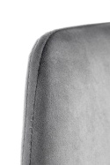 Halmar K460 krzesło do jadalni popiel, materiał: tkanina - velvet / stal Halmar K460 krzesło do jadalni popiel, materiał: tkanina - velvet / stal