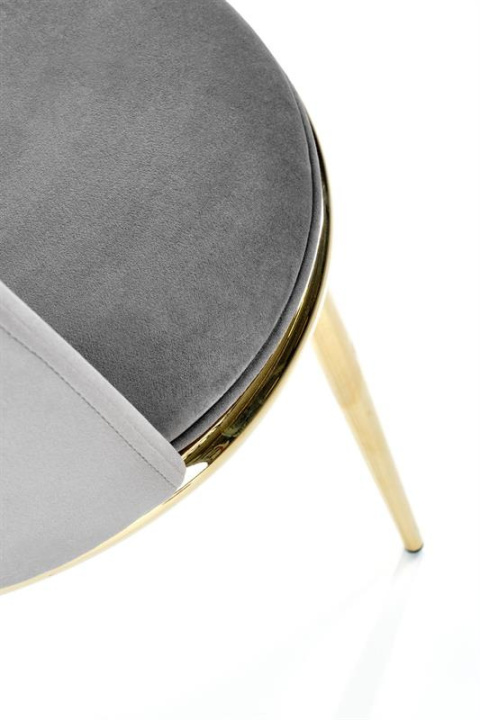 Halmar K460 krzesło do jadalni popiel, materiał: tkanina - velvet / stal Halmar K460 krzesło do jadalni popiel, materiał: tkanina - velvet / stal