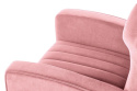 Halmar VARIO fotel wypoczynkowy różowy tkanina velvet / stal chromowana Halmar VARIO fotel wypoczynkowy różowy tkanina velvet / stal chromowana