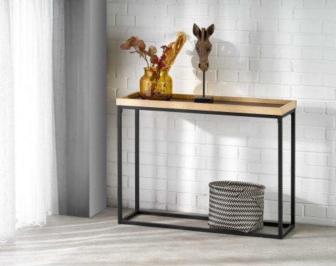 KN6 konsolka, czarny - naturalny KN6 konsolka, czarny - naturalny