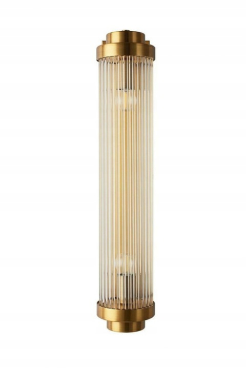 King Home Kinkiet Lampa ścienna COLUMN złoty - stal szczotkowana, klosze szkło do domu restauracji hotelu King Home Kinkiet Lampa ścienna COLUMN złoty - stal szczotkowana, klosze szkło do domu restauracji hotelu