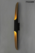 MOOSEE kinkiet lampa ścienna CONTEO WALL - czarny, złoty aluminium możliwość zamontowania w poziomie 2x GU10