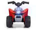 Milly Mally Pojazd na akumulator Quad Jeździk HONDA ATV Red Czerwony na licencji Hondy akumulator w zestawie światła Milly Mally Pojazd na akumulator Quad Jeździk HONDA ATV Red Czerwony na licencji Hondy akumulator w zestawie światła