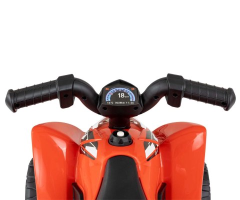 Milly Mally Pojazd na akumulator Quad Jeździk HONDA ATV Red Czerwony na licencji Hondy akumulator w zestawie światła Milly Mally Pojazd na akumulator Quad Jeździk HONDA ATV Red Czerwony na licencji Hondy akumulator w zestawie światła