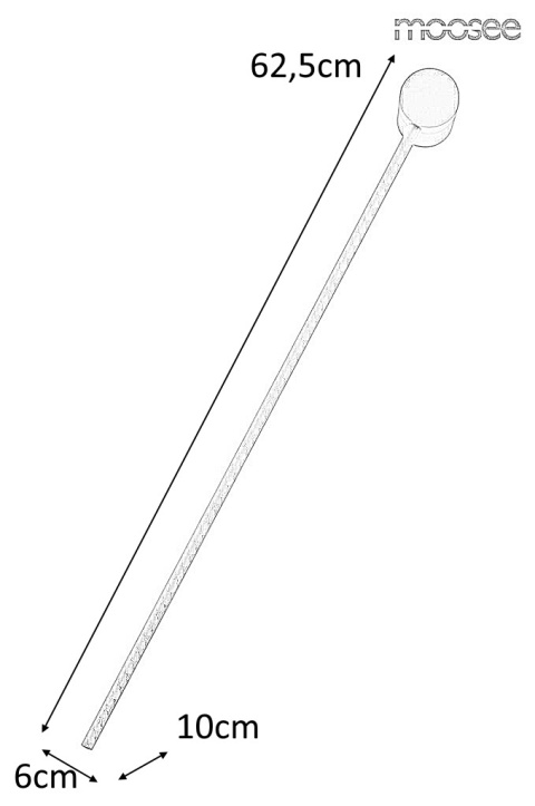 KINKIET LED LAMPA ŚCIENNA OMBRE 60 stal CZARNA akryl Moosee MOOSEE do wnętrz industrialnych i nowoczesnych KINKIET LED LAMPA ŚCIENNA OMBRE 60 stal CZARNA akryl Moosee MOOSEE do wnętrz industrialnych i nowoczesnych