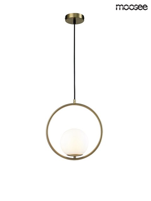 LAMPA WISZĄCA AURELIA 20 Moosee MOOSEE ZŁOTA metalowa klosz szklany w kształcie kuli E14 LAMPA WISZĄCA AURELIA 20 Moosee MOOSEE ZŁOTA metalowa klosz szklany w kształcie kuli E14