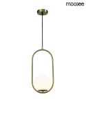 LAMPA WISZĄCA AURELIA 40 ZŁOTA E14 Moosee MOOSEE METAL KLOSZ - KULA SZKŁO BIAŁE LAMPA WISZĄCA AURELIA 40 ZŁOTA E14 Moosee MOOSEE METAL KLOSZ - KULA SZKŁO BIAŁE