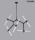 LAMPA WISZĄCA CANDELABR 10 metalowa CZARNA klosze SZKŁO MOŻNA REGULOWAĆ Moosee MOOSEE LAMPA WISZĄCA CANDELABR 10 metalowa CZARNA klosze SZKŁO MOŻNA REGULOWAĆ Moosee MOOSEE
