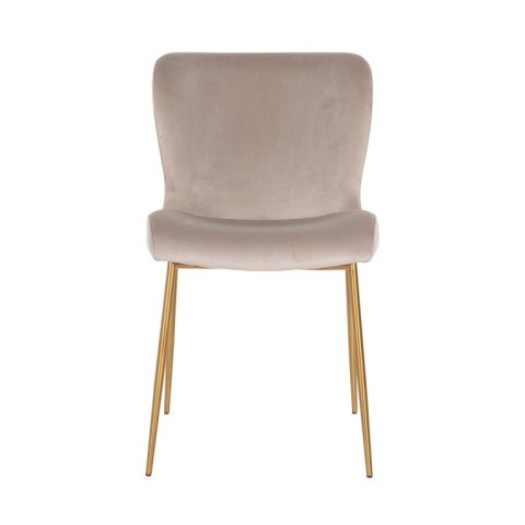 Richmond Interiors RICHMOND krzesło ODESSA KHAKI - welur, podstawa złota Richmond Interiors RICHMOND krzesło ODESSA KHAKI - welur, podstawa złota