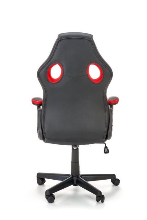 Halmar BERKEL fotel gabinetowy czarno-czerwony, mechanizm TILT, ekoskóra / tkanina membranowa gamingowy Gamingowe Halmar BERKEL fotel gabinetowy czarno-czerwony, mechanizm TILT, ekoskóra / tkanina membranowa gamingowy Gamingowe