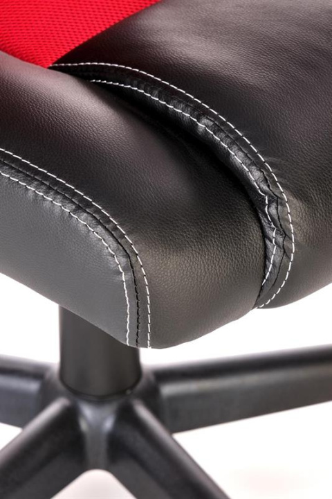 Halmar BERKEL fotel gabinetowy czarno-czerwony, mechanizm TILT, ekoskóra / tkanina membranowa gamingowy Gamingowe Halmar BERKEL fotel gabinetowy czarno-czerwony, mechanizm TILT, ekoskóra / tkanina membranowa gamingowy Gamingowe