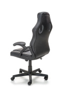 Halmar BERKEL fotel gabinetowy czarno-popielaty, mechanizm TILT, ekoskóra / tkanina membranowa gamingowy Gamingowe Halmar BERKEL fotel gabinetowy czarno-popielaty, mechanizm TILT, ekoskóra / tkanina membranowa gamingowy Gamingowe