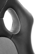 Halmar BERKEL fotel gabinetowy czarno-popielaty, mechanizm TILT, ekoskóra / tkanina membranowa gamingowy Gamingowe Halmar BERKEL fotel gabinetowy czarno-popielaty, mechanizm TILT, ekoskóra / tkanina membranowa gamingowy Gamingowe