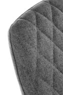 Halmar K461 krzesło do jadalni popiel, materiał: tkanina / metal