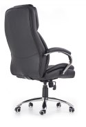 Halmar KING fotel obrotowy gabinetowy czarny, mechanizm TILT, ekoskóra Halmar KING fotel obrotowy gabinetowy czarny, mechanizm TILT, ekoskóra