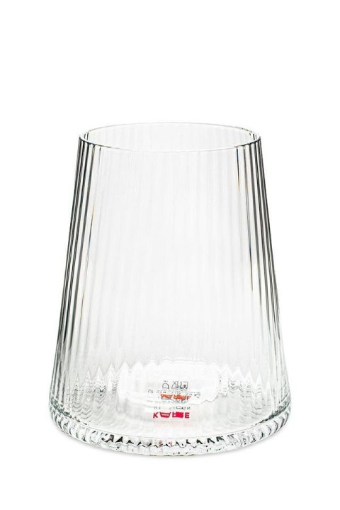 Kare Design KARE szklanka do wody napoju drinka RIFFLE 440ml transparentna szklana na każdą uroczystość Kare Design KARE szklanka do wody napoju drinka RIFFLE 440ml transparentna szklana na każdą uroczystość