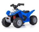 Milly Mally Quad Jeździk Pojazd na akumulator Quad HONDA ATV Blue Niebieski na licencji Hondy akumulator w zestawie światła