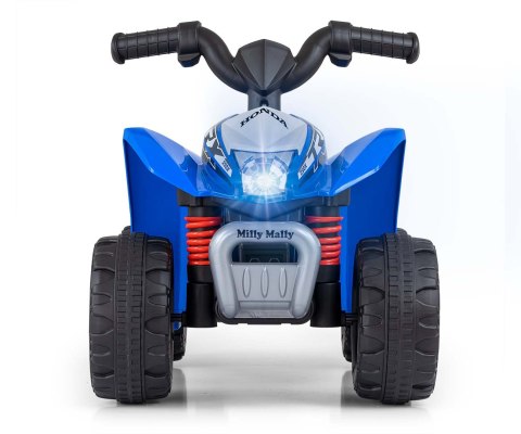 Milly Mally Quad Jeździk Pojazd na akumulator Quad HONDA ATV Blue Niebieski na licencji Hondy akumulator w zestawie światła Milly Mally Quad Jeździk Pojazd na akumulator Quad HONDA ATV Blue Niebieski na licencji Hondy akumulator w zestawie światła