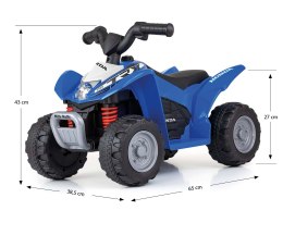 Milly Mally Quad Jeździk Pojazd na akumulator Quad HONDA ATV Blue Niebieski na licencji Hondy akumulator w zestawie światła