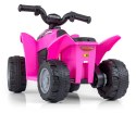 Milly Mally Pojazd na akumulator Quad Jeżdzik HONDA ATV Pink Różowy na licencji Hondy akumulator w zestawie światła Milly Mally Pojazd na akumulator Quad Jeżdzik HONDA ATV Pink Różowy na licencji Hondy akumulator w zestawie światła
