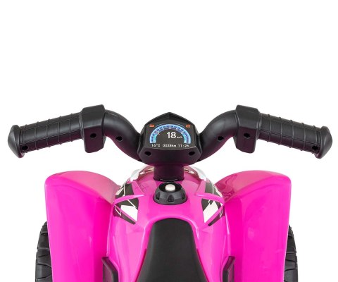 Milly Mally Pojazd na akumulator Quad Jeżdzik HONDA ATV Pink Różowy na licencji Hondy akumulator w zestawie światła Milly Mally Pojazd na akumulator Quad Jeżdzik HONDA ATV Pink Różowy na licencji Hondy akumulator w zestawie światła