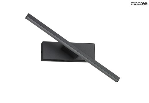 Moosee MOOSEE Kinkiet lampa ścienna REM LED czarna obrotowy 330 stopni metal aluminium Moosee MOOSEE Kinkiet lampa ścienna REM LED czarna obrotowy 330 stopni metal aluminium