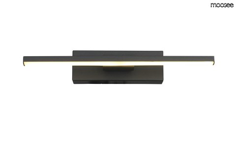 Moosee MOOSEE Kinkiet lampa ścienna REM LED czarna obrotowy 330 stopni metal aluminium Moosee MOOSEE Kinkiet lampa ścienna REM LED czarna obrotowy 330 stopni metal aluminium