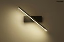Moosee MOOSEE Kinkiet lampa ścienna REM LED czarna obrotowy 330 stopni metal aluminium Moosee MOOSEE Kinkiet lampa ścienna REM LED czarna obrotowy 330 stopni metal aluminium