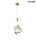 LAMPA WISZĄCA LED BUTTERFLY M Moosee MOOSEE ZŁOTA ALUMINIUM skrzydła szkło kryształowe - MOTYL LAMPA WISZĄCA LED BUTTERFLY M Moosee MOOSEE ZŁOTA ALUMINIUM skrzydła szkło kryształowe - MOTYL
