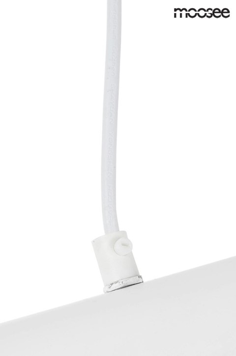 Moosee MOOSEE lampa wisząca CONTEO biała formowane lakierowane aluminium wewnętrzna strona klosza złota 2xE27 Moosee MOOSEE lampa wisząca CONTEO biała formowane lakierowane aluminium wewnętrzna strona klosza złota 2xE27