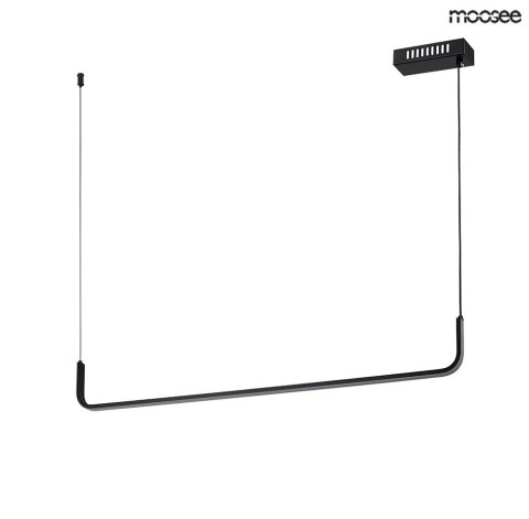 LAMPA WISZĄCA LED SHAPE 120 Moosee MOOSEE CZARNA ALUMINIUM nowoczesna i minimalistyczna LAMPA WISZĄCA LED SHAPE 120 Moosee MOOSEE CZARNA ALUMINIUM nowoczesna i minimalistyczna