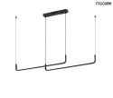 Moosee MOOSEE lampa wisząca SHAPE DUO 120 czarna aluminium minimalistyczna i nowoczesna Moosee MOOSEE lampa wisząca SHAPE DUO 120 czarna aluminium minimalistyczna i nowoczesna