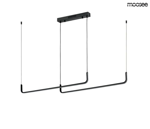 Moosee MOOSEE lampa wisząca SHAPE DUO 120 czarna aluminium minimalistyczna i nowoczesna Moosee MOOSEE lampa wisząca SHAPE DUO 120 czarna aluminium minimalistyczna i nowoczesna