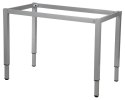 Stelaż do biurka stołu NY-A057/K regulowany - 116x66 cm, alu Stelaż do biurka stołu NY-A057/K regulowany - 116x66 cm, alu