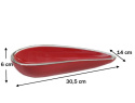 OUTLET Forte AZ-CE-C133 Patera czerwono-srebrna OUTLET Forte AZ-CE-C133 Patera czerwono-srebrna