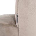 Richmond Interiors RICHMOND krzesło PIPPA KHAKI - welur, podstawa czarna Richmond Interiors RICHMOND krzesło PIPPA KHAKI - welur, podstawa czarna