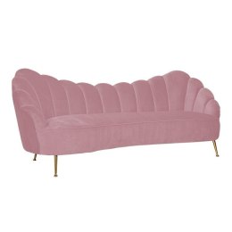 Richmond Interiors RICHMOND sofa COSETTE PINK - welur, podstawa złota