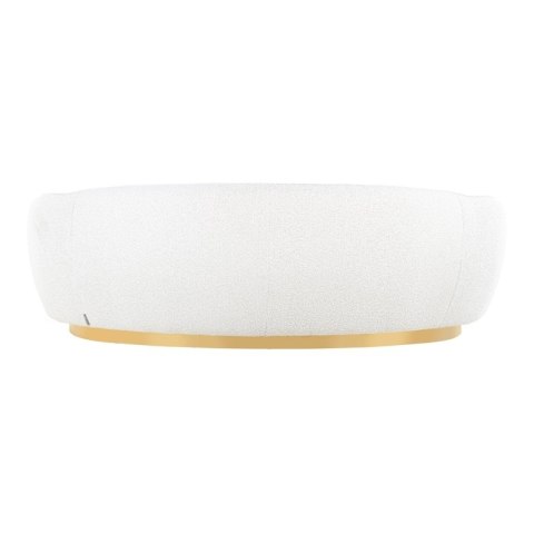 Richmond Interiors RICHMOND sofa WAYLON BOUCLE - biała, podstawa złota Richmond Interiors RICHMOND sofa WAYLON BOUCLE - biała, podstawa złota