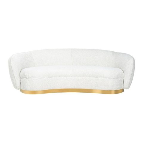 Richmond Interiors RICHMOND sofa WAYLON BOUCLE - biała, podstawa złota Richmond Interiors RICHMOND sofa WAYLON BOUCLE - biała, podstawa złota