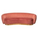 Richmond Interiors RICHMOND sofa WAYLON PINK - welur, podstawa złota