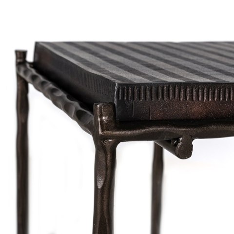 Richmond Interiors RICHMOND stolik boczny VENTANA - czarny Richmond Interiors RICHMOND stolik boczny VENTANA - czarny