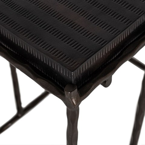 Richmond Interiors RICHMOND stolik boczny VENTANA - czarny Richmond Interiors RICHMOND stolik boczny VENTANA - czarny
