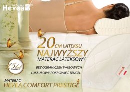 Materac lateksowy Hevea Comfort Prestige 200x200 (Aegis Natural Care)