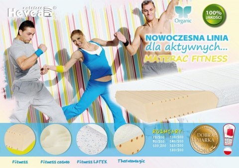 Materac wysokoelastyczny Hevea Fitness Bio 200x120 (Aegis Natural Care) Materac wysokoelastyczny Hevea Fitness Bio 200x120 (Aegis Natural Care)