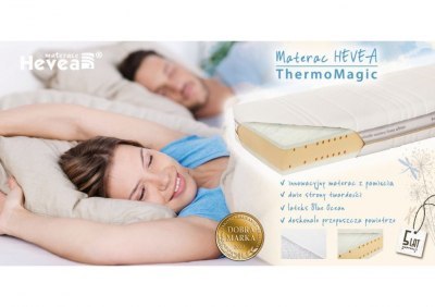 Materac z lateksem Hevea Thermomagic Bio 200x100 (Aegis Natural Care) Materac z lateksem Hevea Thermomagic Bio 200x100 (Aegis Natural Care)