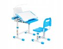 Fun Desk BIURKO KRZESEŁKO REGULOWANE + LAMPKA I STOJAK NA KSIĄŻKI - ZESTAW Cubby VANDA Blue Fun Desk BIURKO KRZESEŁKO REGULOWANE + LAMPKA I STOJAK NA KSIĄŻKI - ZESTAW Cubby VANDA Blue