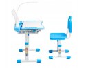 Fun Desk BIURKO KRZESEŁKO REGULOWANE + LAMPKA I STOJAK NA KSIĄŻKI - ZESTAW Cubby VANDA Blue Fun Desk BIURKO KRZESEŁKO REGULOWANE + LAMPKA I STOJAK NA KSIĄŻKI - ZESTAW Cubby VANDA Blue