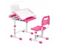 Fun Desk BIURKO KRZESEŁKO REGULOWANE + LAMPKA I STOJAK NA KSIĄŻKI - ZESTAW Cubby VANDA PINK Fun Desk BIURKO KRZESEŁKO REGULOWANE + LAMPKA I STOJAK NA KSIĄŻKI - ZESTAW Cubby VANDA PINK